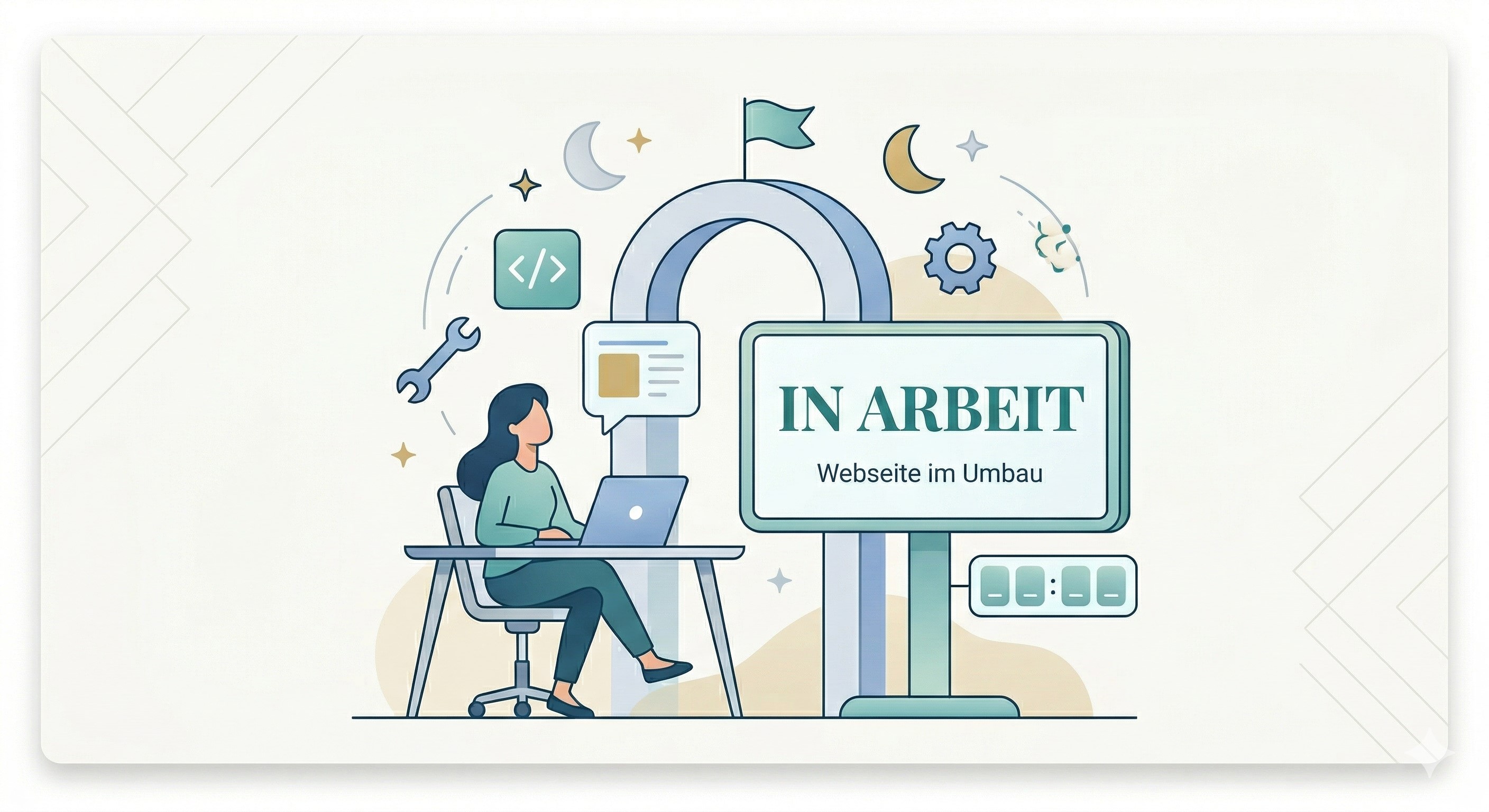 Webseite im Umbau